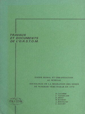 cover image of Exode rural et urbanisation au Sénégal